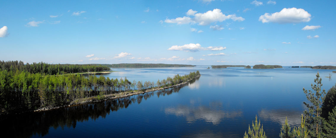 Saimaa mělké jezero (Finsko)